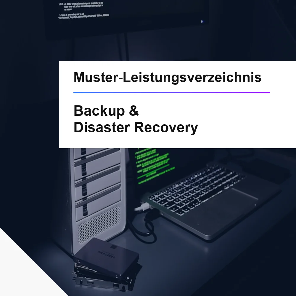 Muster-LV Backup Disaster Recovery öffentliche Ausschreibung