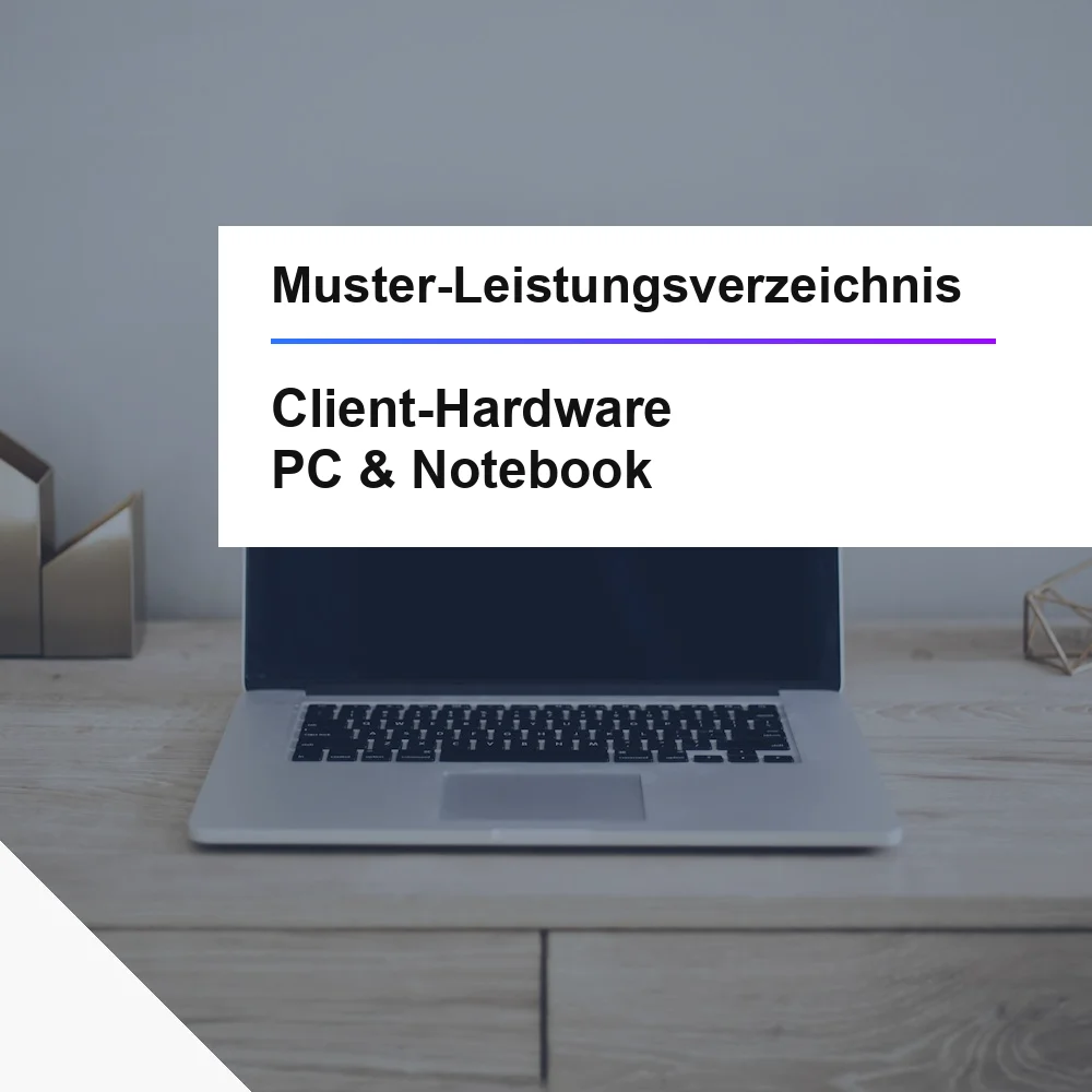 Muster-LV Client-Hardware PC Notebook oeffentliche Ausschreibung