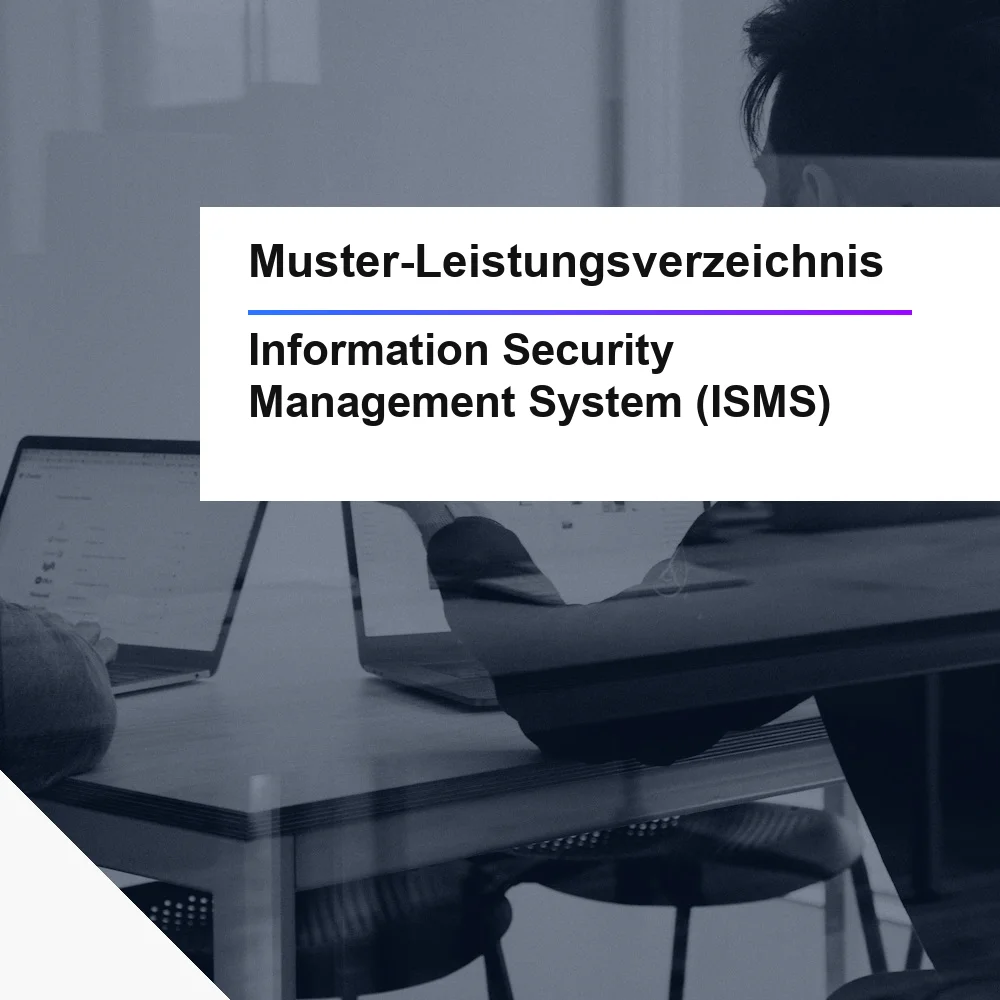 Muster-LV ISMS Informationssicherheit ISO 27001 Ausschreibung