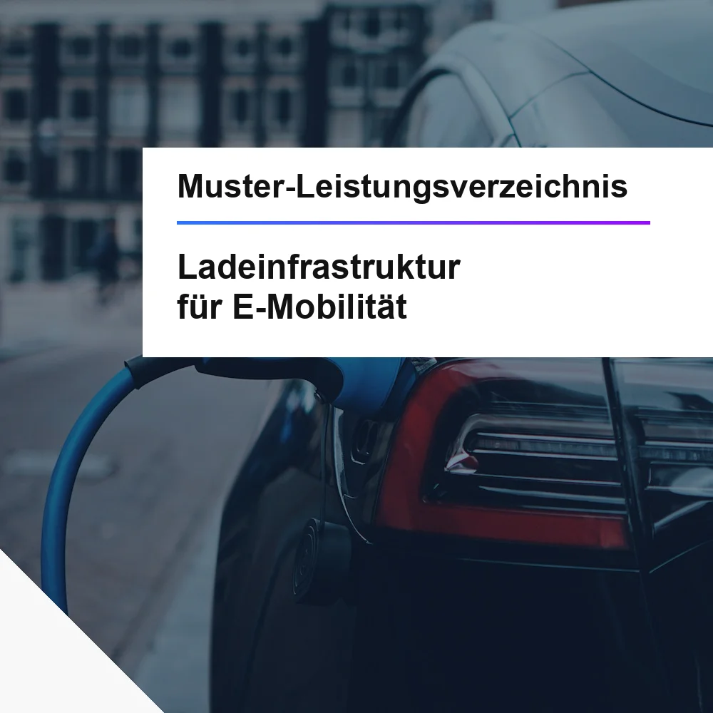 Muster-LV Ladeinfrastruktur E-Mobilit&auml;t &ouml;ffentliche Ausschreibung
