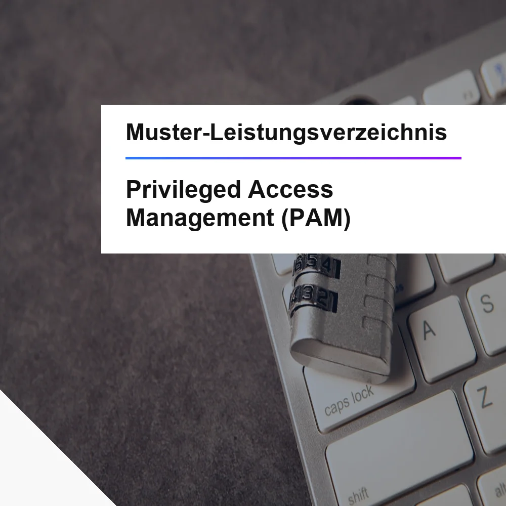 Muster-LV PAM Privileged Access Management Ausschreibung