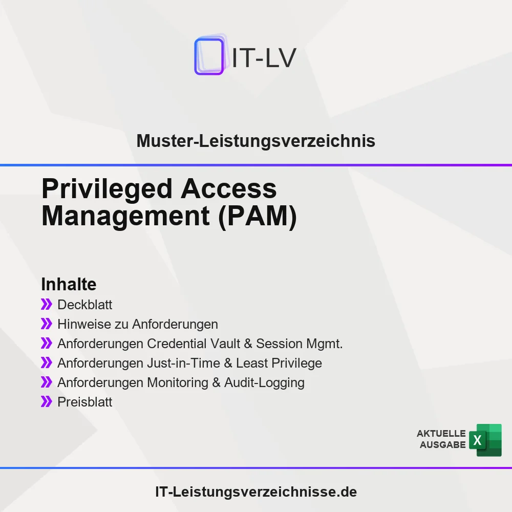 Inhaltsübersicht Muster-LV PAM Inhaltsübersicht Muster-LV PAM