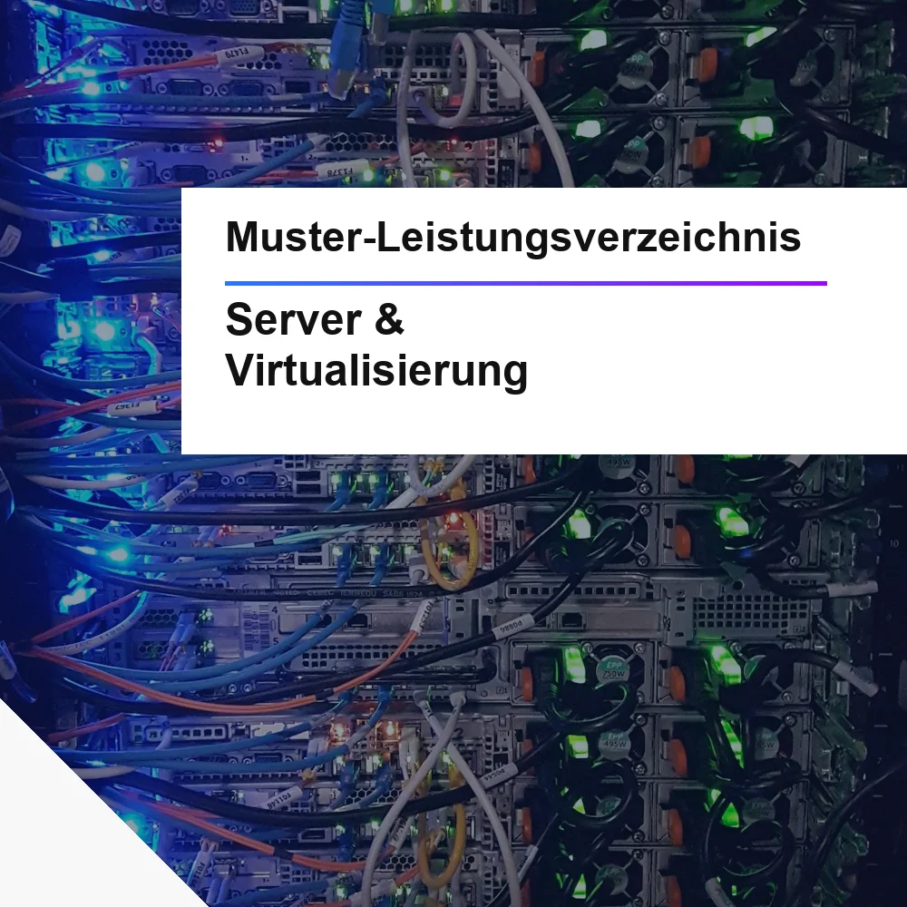 Muster-LV Server Virtualisierung öffentliche Ausschreibung