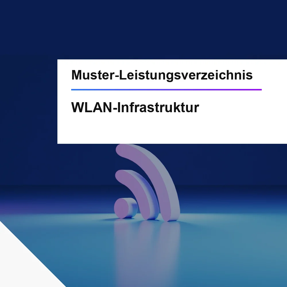 Muster-LV WLAN-Infrastruktur oeffentliche Ausschreibung
